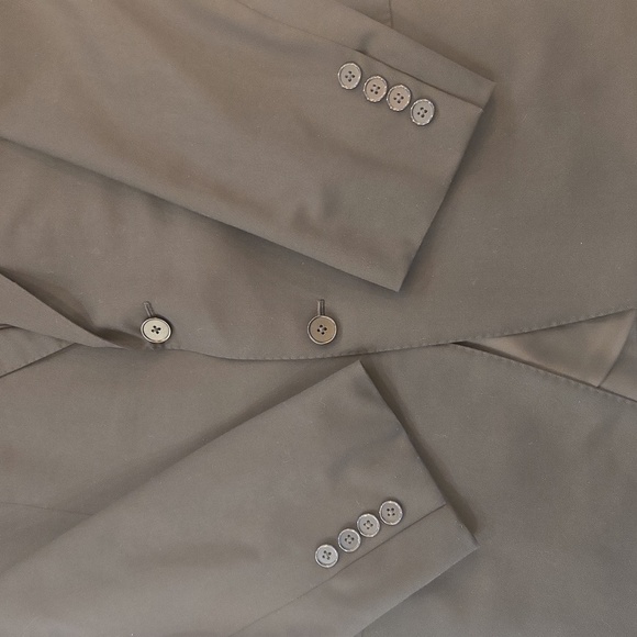 Ermenegildo Zegna Multi Season Wool Single Breasted Mens Blazer Black Size 44R - Picture 3 of 8